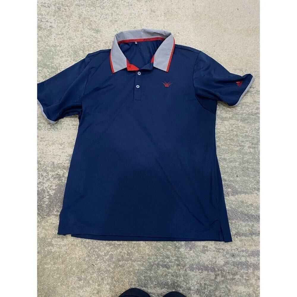 Lot (9) GOLF POLOS - Adidas, Izod, Nike - Size Large - Nike Golf Mock Neck